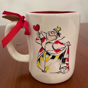 NWT Rae Dunn Queen of Hearts Alice in Wonderland Disney Mug, Coffee Tea